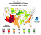 noaa long term drought outlook april 2018