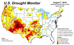 drought monitor 8 9 18