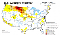 drought monitor 08 22 17