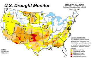 Drought Monitor 1 30 18