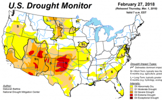 Drought Monitor 2 27 18